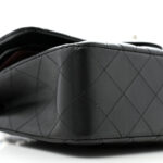 Lambskin Quilted Small Double Flap Black - Image 9