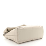Lambskin Quilted Toy Loulou Puffer Monogram Chain Satchel Crema Soft - Image 4