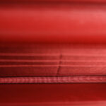 Lambskin Quilted Wallet On Chain WOC Red - Image 17
