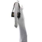 Lambskin Tile Embroidered Medium Brasserie Mosaic Boy Flap Black Multicolor - Image 2