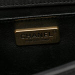 Lambskin Tile Embroidered Medium Brasserie Mosaic Boy Flap Black Multicolor - Image 9