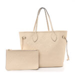 Louis Vuitton Empreinte Monogram Giant Neverfull MM Creme - Image 3