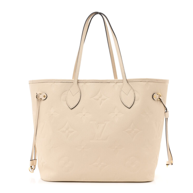 Louis Vuitton Empreinte Monogram Giant Neverfull MM Creme13