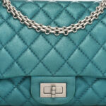 Metallic Calfskin 2.55 Reissue 225 Flap Turquoise - Image 4