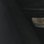 Metallic Calfskin Pleated Medium Boy In Rome Flap Black Gold - Image 7