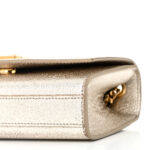 Metallic Calfskin Small Classic Monogram Kate Satchel Platine - Image 9