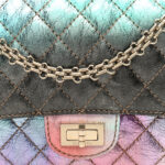 Metallic Goatskin Quilted 2.55 Reissue 225 Flap Multicolor - Image 8