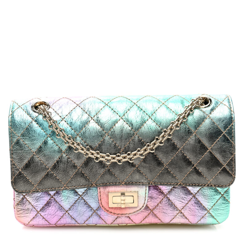 Metallic Goatskin Quilted 2.55 Reissue 225 Flap Multicolor
