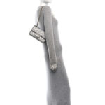 Metallic Grained Calfskin Quilted 2.55 Reissue Mini Flap Silver - Image 2