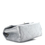 Metallic Grained Calfskin Quilted 2.55 Reissue Mini Flap Silver - Image 7