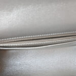 Metallic Grained Calfskin Quilted 2.55 Reissue Mini Flap Silver - Image 8