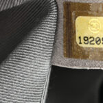 Metallic Lambskin Perforated New Medium Boy Flap Dark Silver - Image 5