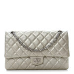 Metallic Lambskin Quilted 2.55 Reissue 226 Flap Silver