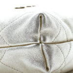 Metallic Lambskin Quilted Mini Chanel 22 Golden - Image 8