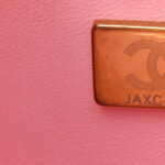 Metallic Lambskin Viscose Woven Camera Case Rose Beige - Image 12