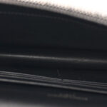 Metallic Smooth Calfskin Classic Monogram Kate Tassel Chain Wallet Grey - Image 6