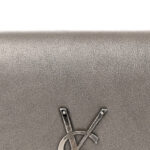 Metallic Smooth Calfskin Classic Monogram Kate Tassel Chain Wallet Grey - Image 9