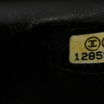 Metallic Snakeskin Sequin Flap Black - Image 7