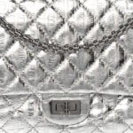 Metallic Striped Calfskin 2.55 Reissue 226 Flap Silver - Image 6