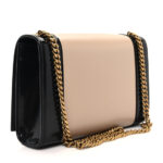 Nappa Patent Calfskin Two-Toned Small Monogram Kate Satchel White Seal - Image 8