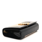 Nappa Patent Calfskin Two-Toned Small Monogram Kate Satchel White Seal - Image 9