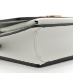 New Aspen Calfskin Bi-Color Monogram Sunset Chain Wallet Black Dirty White - Image 10