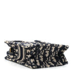 Oblique Mini Book Tote Phone Bag Blue - Image 5