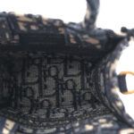 Oblique Mini Book Tote Phone Bag Blue - Image 6