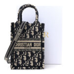 Oblique Mini Book Tote Phone Bag Blue - Image 4