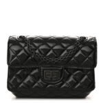 Patent Calfskin Quilted 2.55 Reissue Mini Flap So Black - Image 10