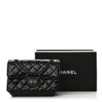 Patent Calfskin Quilted 2.55 Reissue Mini Flap So Black - Image 9