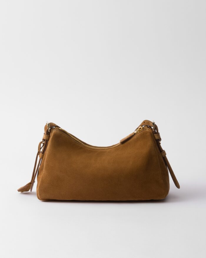 Prada Aimée medium suede shoulder bag - Image 10