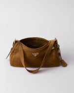 Prada Aimée medium suede shoulder bag - Image 4