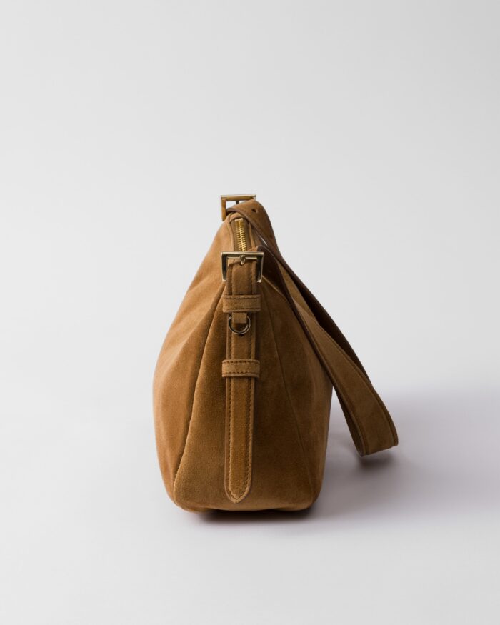 Prada Aimée medium suede shoulder bag - Image 5