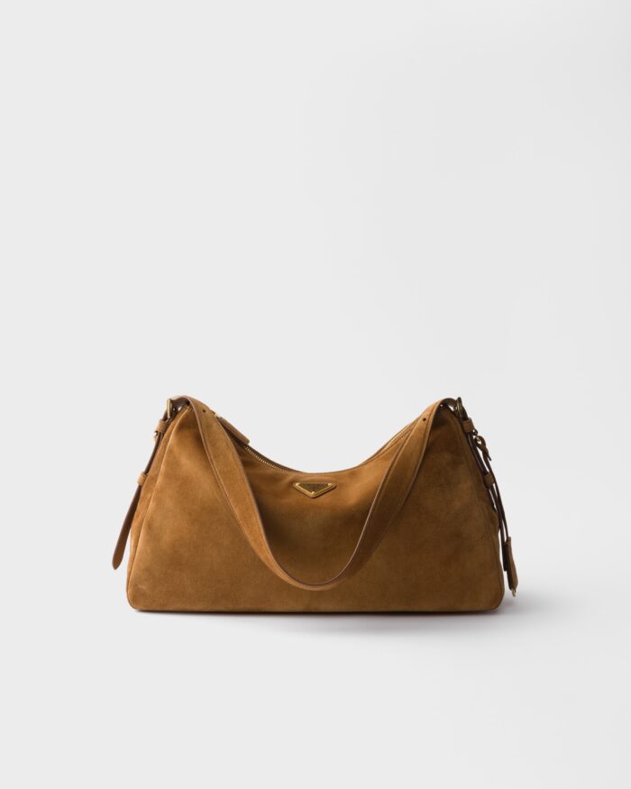 Prada Aimée medium suede shoulder bag - Image 8