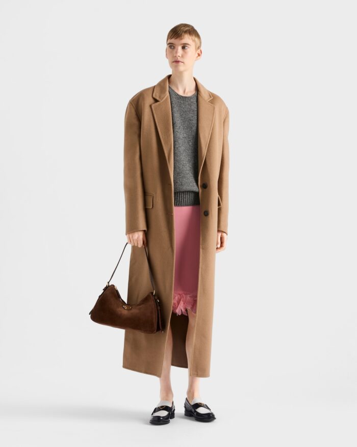 Prada Aimée medium suede shoulder bag - Image 3