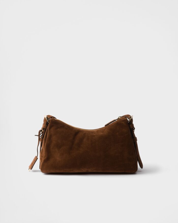 Prada Aimée medium suede shoulder bag - Image 5