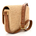 Raffia Calfskin Medium Monogram Solferino Satchel - Image 5