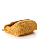 Raffia Calfskin Monogram Medium Niki Chain Satchel Wheat - Image 13