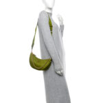 Re-Nylon Demi-lune Shoulder Bag Ivy Green - Image 2