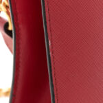 Saffiano Chain Shoulder Bag Fuoco - Image 9