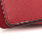 Saffiano Chain Shoulder Bag Fuoco - Image 10