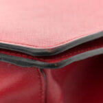 Saffiano Chain Shoulder Bag Fuoco - Image 12