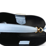 Saffiano Cuir Calfskin Medium Panier Bucket Bag Astrale Blue - Image 5