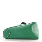 Saffiano Cuir Triangle Logo Embossed Triangle Shoulder Bag Mango - Image 11