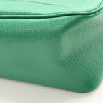 Saffiano Cuir Triangle Logo Embossed Triangle Shoulder Bag Mango - Image 9