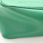 Saffiano Cuir Triangle Logo Embossed Triangle Shoulder Bag Mango - Image 10