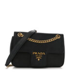 Saffiano Flap Shoulder Bag Black - Image 14
