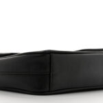 Saffiano Flap Shoulder Bag Black - Image 9