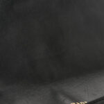 Saffiano Flap Shoulder Bag Black - Image 11